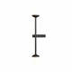 Applique da parete a LED con struttura in alluminio e doppio diffusore in vetro