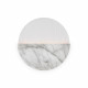 Applique da parete a LED con struttura in alluminio effetto marmo
