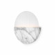 Applique da parete a LED con struttura in alluminio effetto marmo