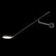 Applique da parete a LED con struttura in metallo orientabile dal design moderno