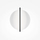 Applique da parete a LED dal design moderno con struttura in alluminio