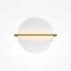 Applique da parete a LED dal design moderno con struttura in alluminio
