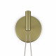 Applique da parete a LED in alluminio e diffusore dal design elegante