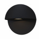 Applique da parete a LED per esterno dal design moderno con diffusore rotondo