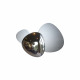 Applique da parete a led piccola con diffusore in vetro dal design moderno