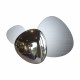 Applique da parete a led piccola con diffusore in vetro dal design moderno