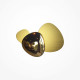 Applique da parete a led piccola con diffusore in vetro dal design moderno