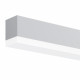 Applique da parete con diffusore a LED in alluminio dal design moderno