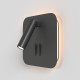 Applique da parete con diffusore a led struttura in alluminio dal design moderno
