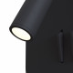 Applique da parete con diffusore a led struttura in alluminio dal design moderno
