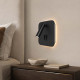 Applique da parete con diffusore a led struttura in alluminio dal design moderno