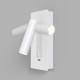 Applique da parete con diffusore a led struttura in metallo dal design moderno