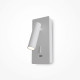 Applique da parete con diffusore a led struttura in metallo dal design moderno
