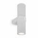 Applique da parete con diffusore in metallo dal design moderno ed elegante