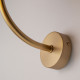 Applique da parete con diffusore in vetro a boccia in stile moderno