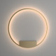 Applique da parete grande in alluminio con diffusore a led dal design moderno