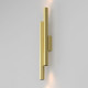 Applique da parete in alluminio con doppio diffuosre a led dal design moderno