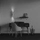 Applique da parete in alluminio con doppio diffuosre a led dal design moderno