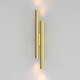 Applique da parete in alluminio con doppio diffuosre a led dal design moderno