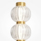 Applique da parete in metallo e diffusore lineare a led