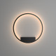 Applique da parete media in alluminio con diffusore a led dal design moderno