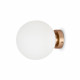 Applique da parete moderna con diffusore a boccia in vetro grande