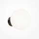 Applique da parete moderna con diffusore a boccia in vetro grande
