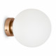 Applique da parete moderna con diffusore a boccia in vetro grande