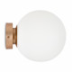 Applique da parete moderna con diffusore a boccia in vetro grande