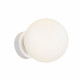 Applique da parete moderna con diffusore a boccia in vetro piccola