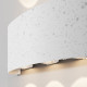Applique da parete per esterno moderna a LED con struttura grande in metallo