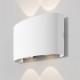 Applique da parete per esterno moderna a LED con struttura piccola in metallo