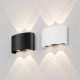 Applique da parete per esterno moderna a LED con struttura piccola in metallo