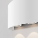 Applique da parete per esterno moderna a LED con struttura piccola in metallo