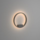 Applique da parete piccola in alluminio con diffusore a led dal design moderno