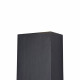 Applique per esterni con struttura metallica diffusore con lampada a LED