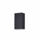 Applique per esterni con struttura metallica diffusore con lampada a LED