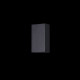 Applique per esterni con struttura metallica diffusore con lampada a LED