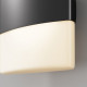 Applique per esterno a LED moderna struttura in alluminio diffusore in acrilico