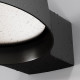 Applique per esterno a LED moderna struttura in alluminio diffusore in vetro