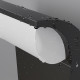 Applique per esterno con struttura in alluminio e diffusore LED in acrilico