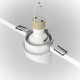 Faretti da incasso con struttura in alluminio dal design moderno ed elegante