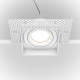 Faretti da incasso quadrato in alluminio dal design moderno ed elegante