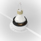 Faretti da incasso rotondi dal design moderno in alluminio