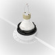 Faretti da incasso rotondi dal design moderno in alluminio