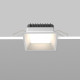 Faretto a incasso a LED dimmerabile in alluminio dal design moderno per bagno