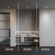 Faretto a incasso a LED dimmerabile in alluminio dal design moderno per bagno