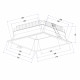 Faretto a incasso a LED quadrato in alluminio dal design moderno per bagno