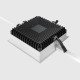 Faretto a incasso a LED quadrato in alluminio dal design moderno per bagno