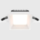 Faretto a incasso a LED quadrato in alluminio dal design moderno per bagno
